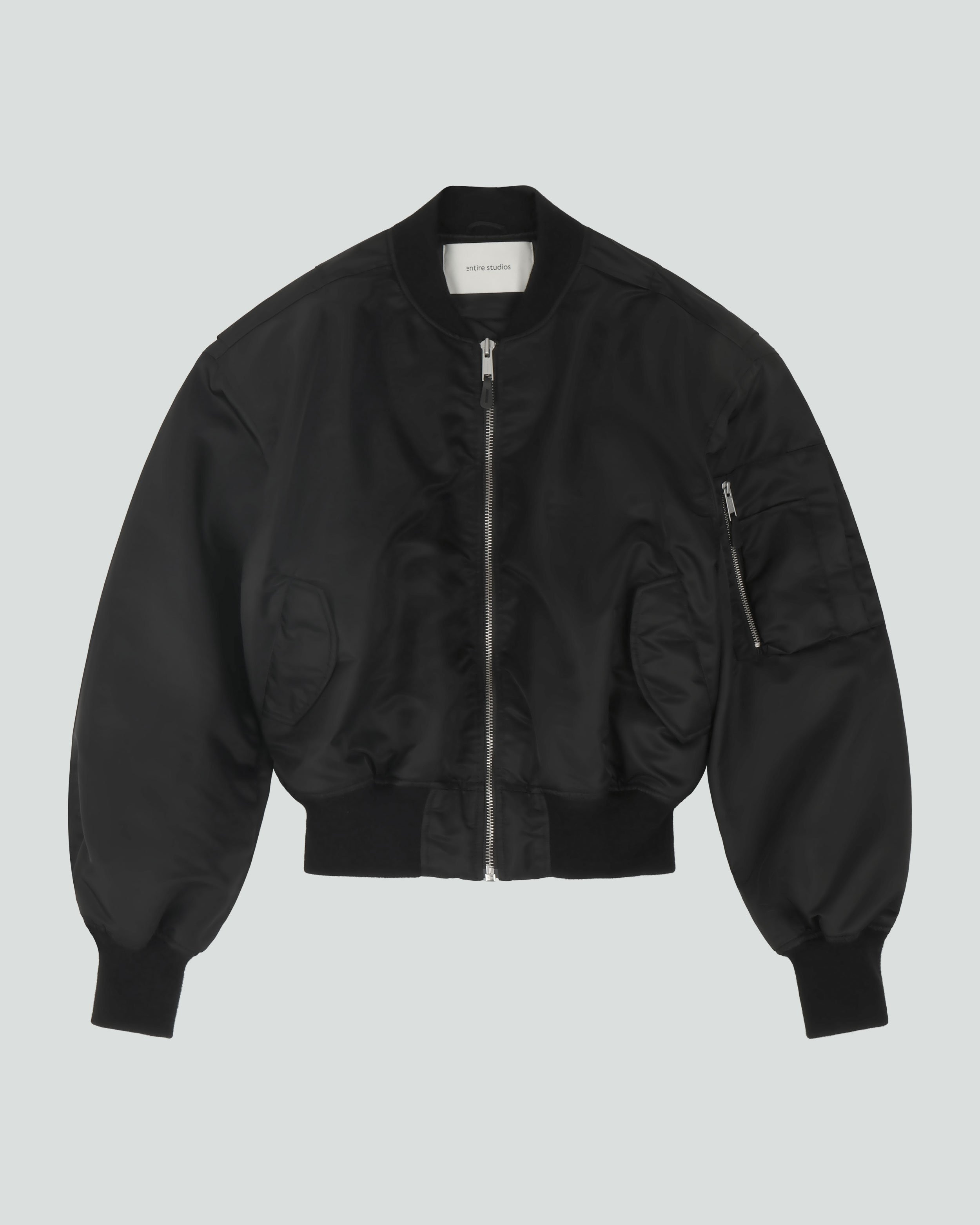 CROPPED BROAD BOMBER OIL - 4