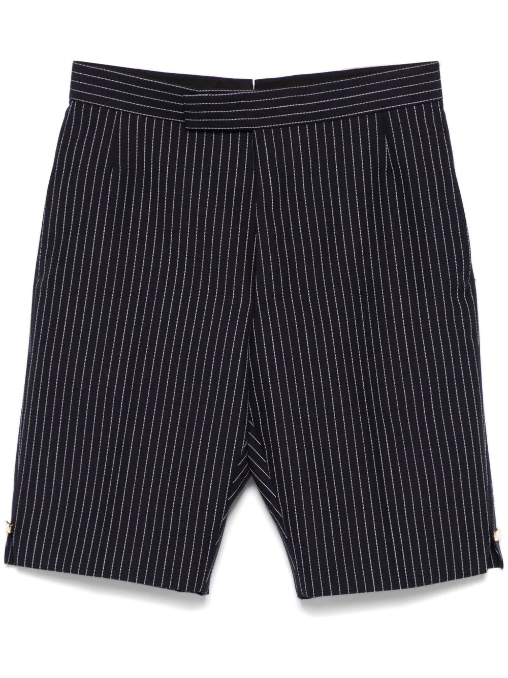 pinstriped shorts - 1