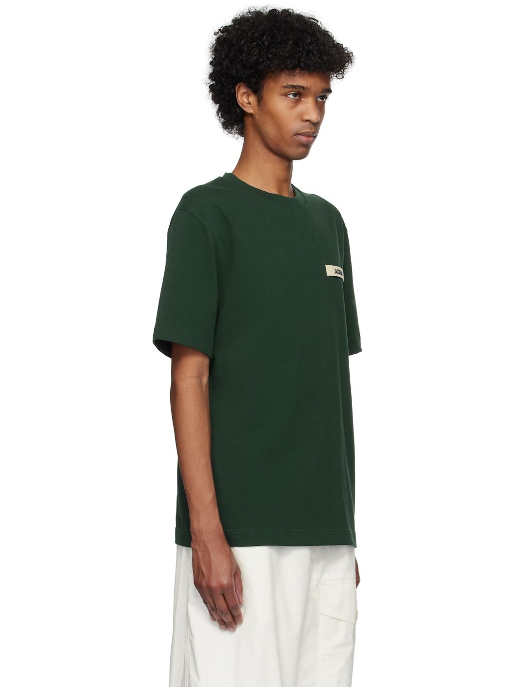 Green 'The Gros Grain' T-shirt - 2