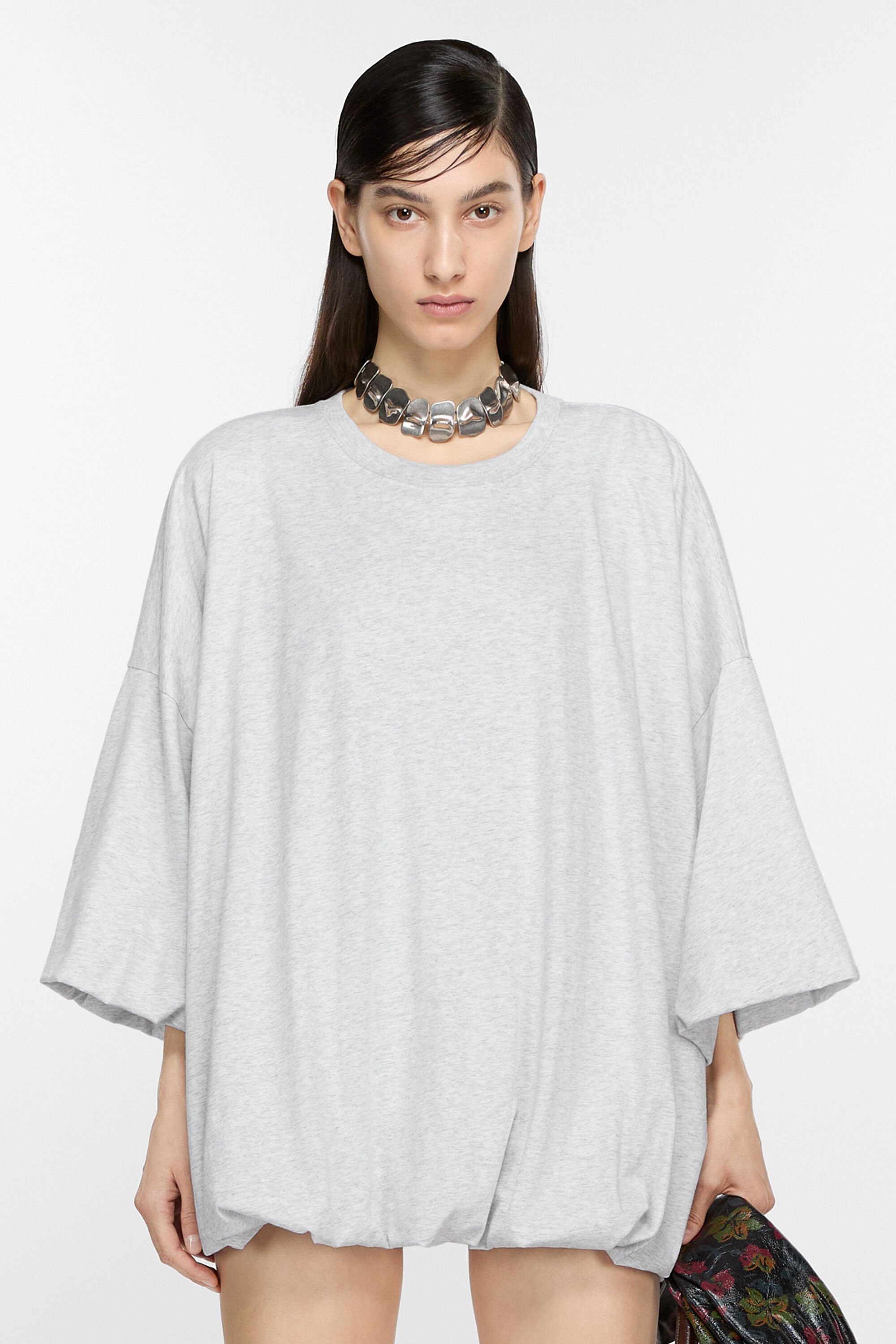 T-shirt - Relaxed fit - Grey Melange - 2