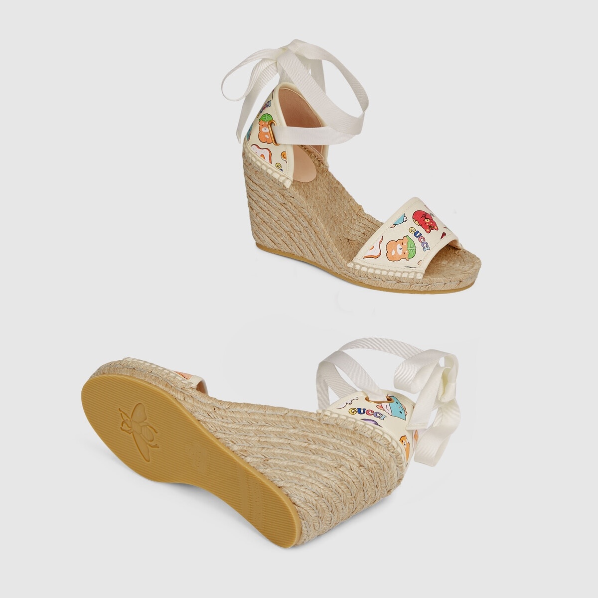 Women's Gucci animal print espadrille - 7