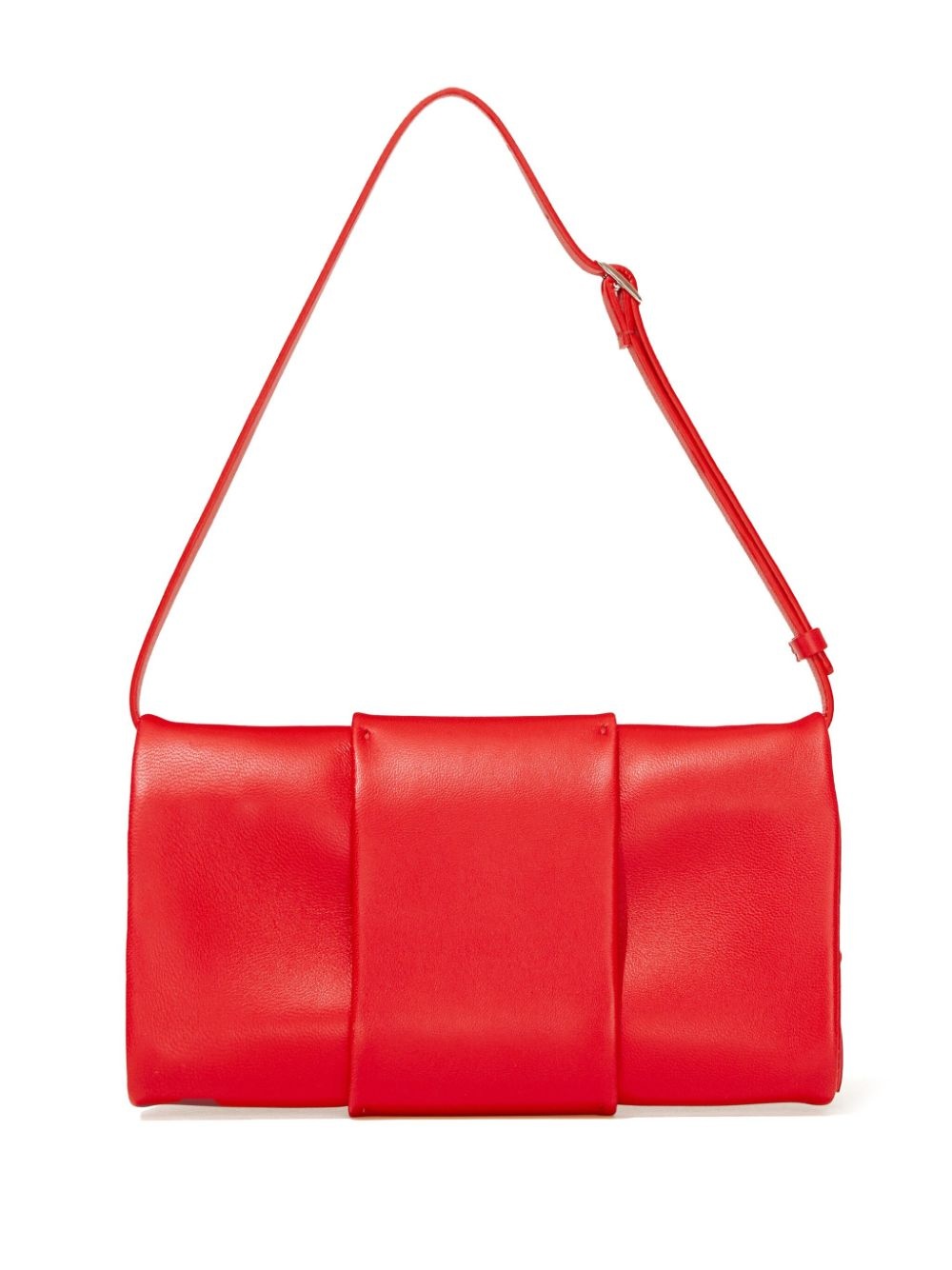 Flip leather shoulder bag - 4