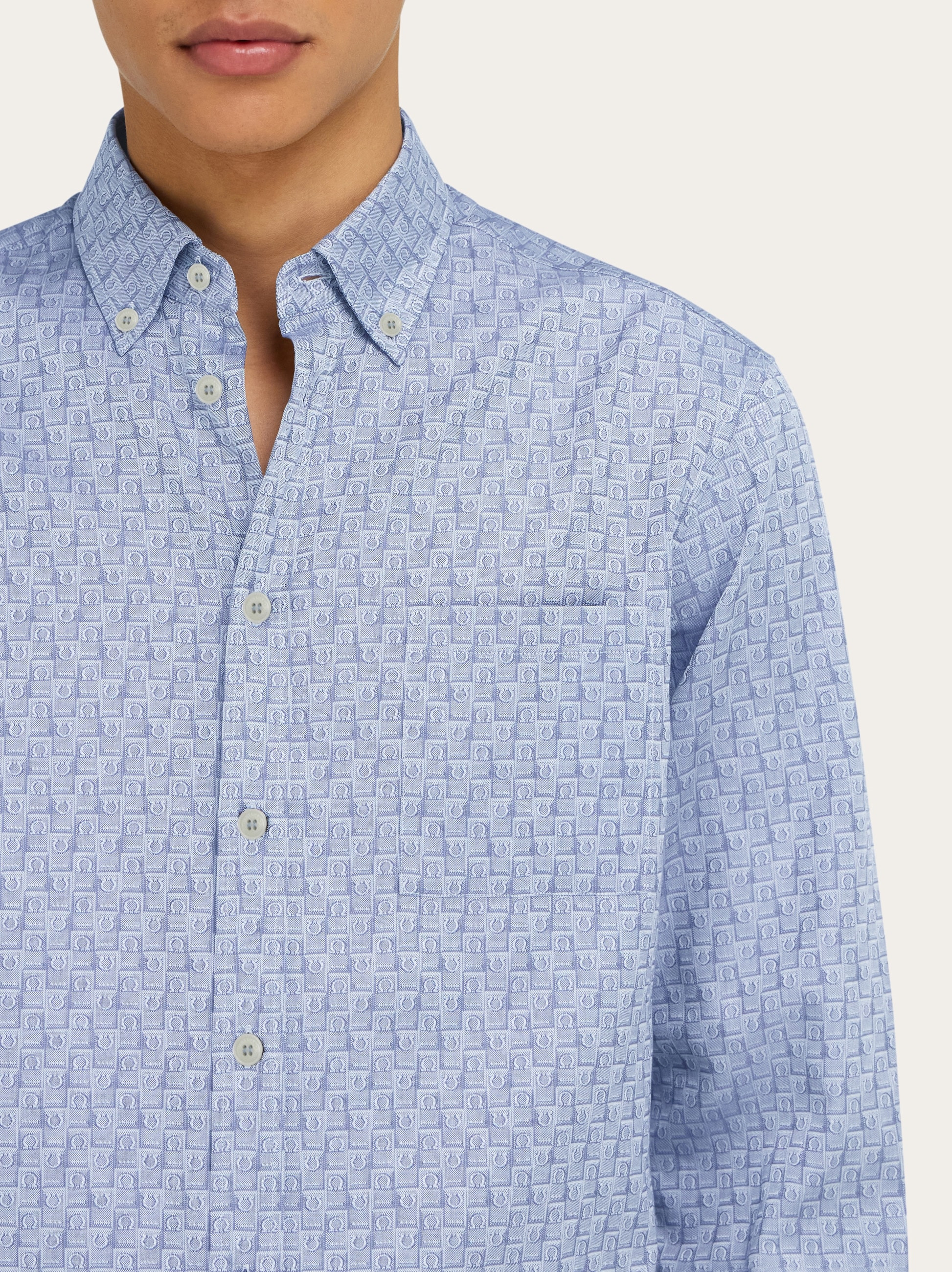 Ferragamo Monogram shirt - 4