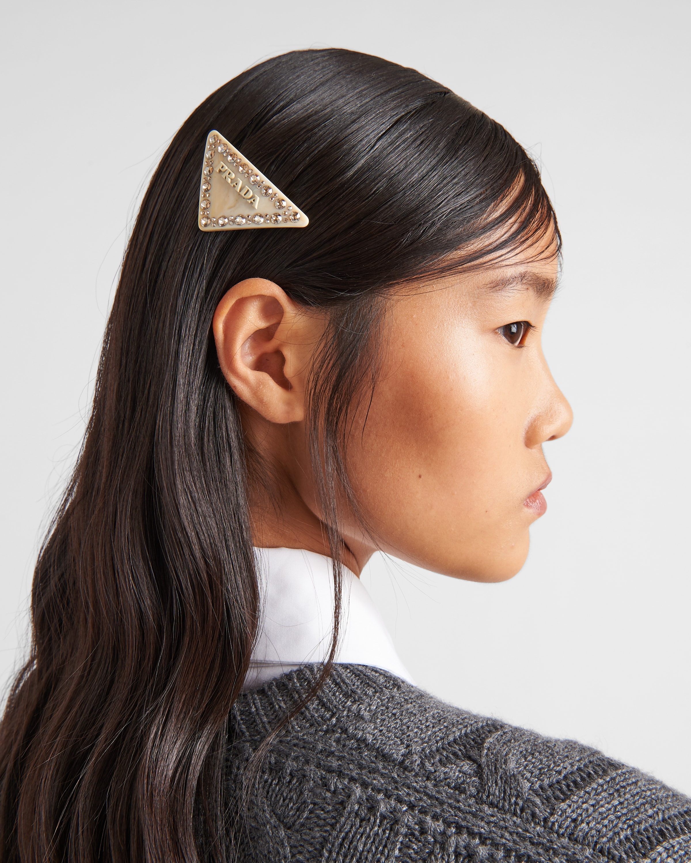 Plexiglass hair clip - 2
