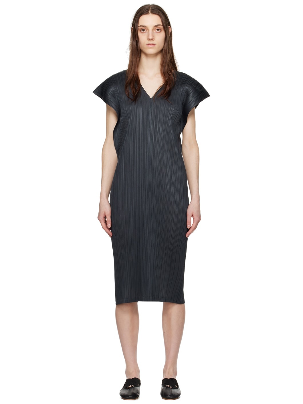 Gray Monthly Colors March Midi Dress - 1