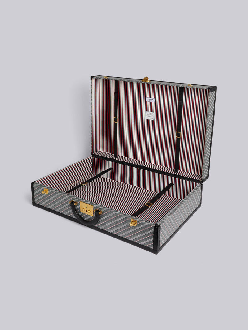 Medium Grey Monogram Coated Canvas Leather Frame Hard Sided Suitcase 5