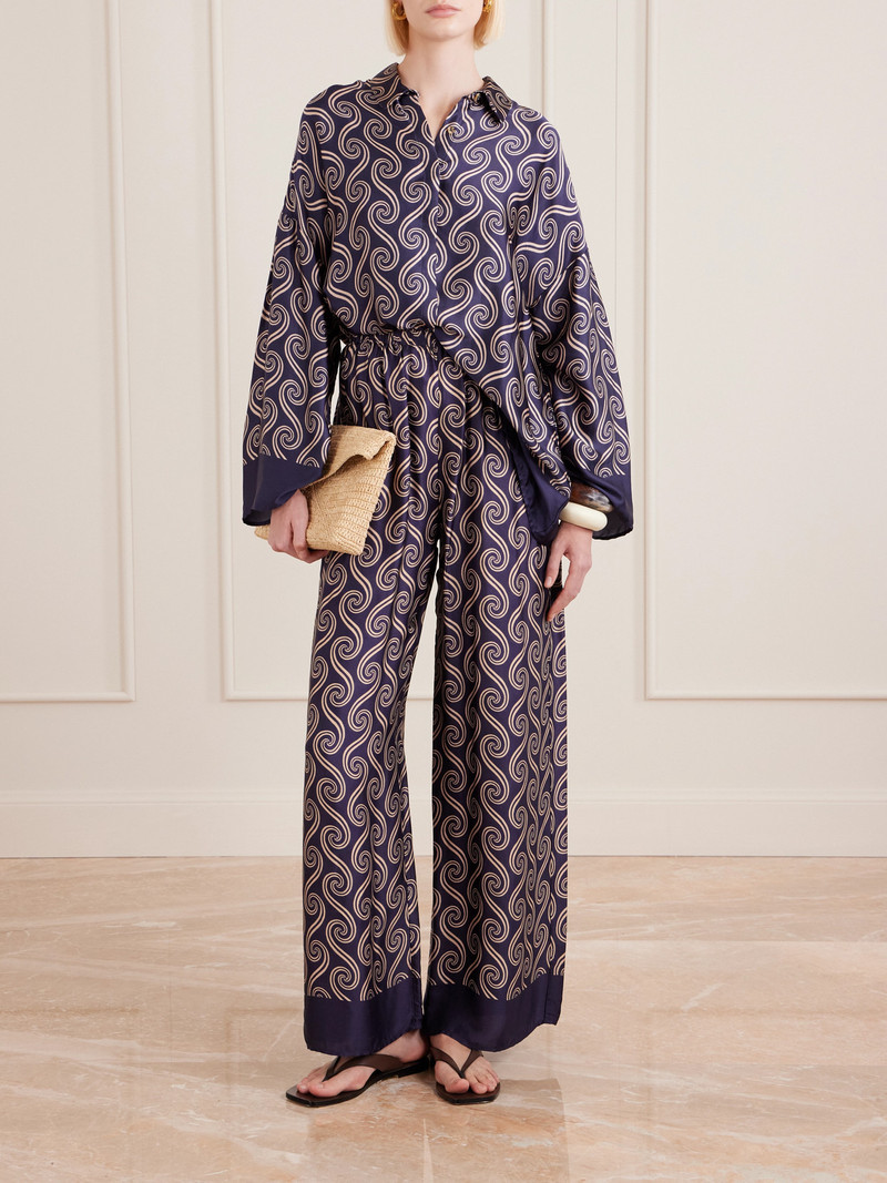 FAITHFULL Cora Printed Satin Shirt outlook