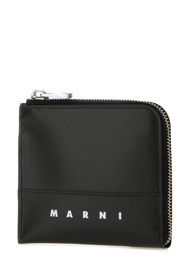 Marni Man Black Polyester Wallet - 2