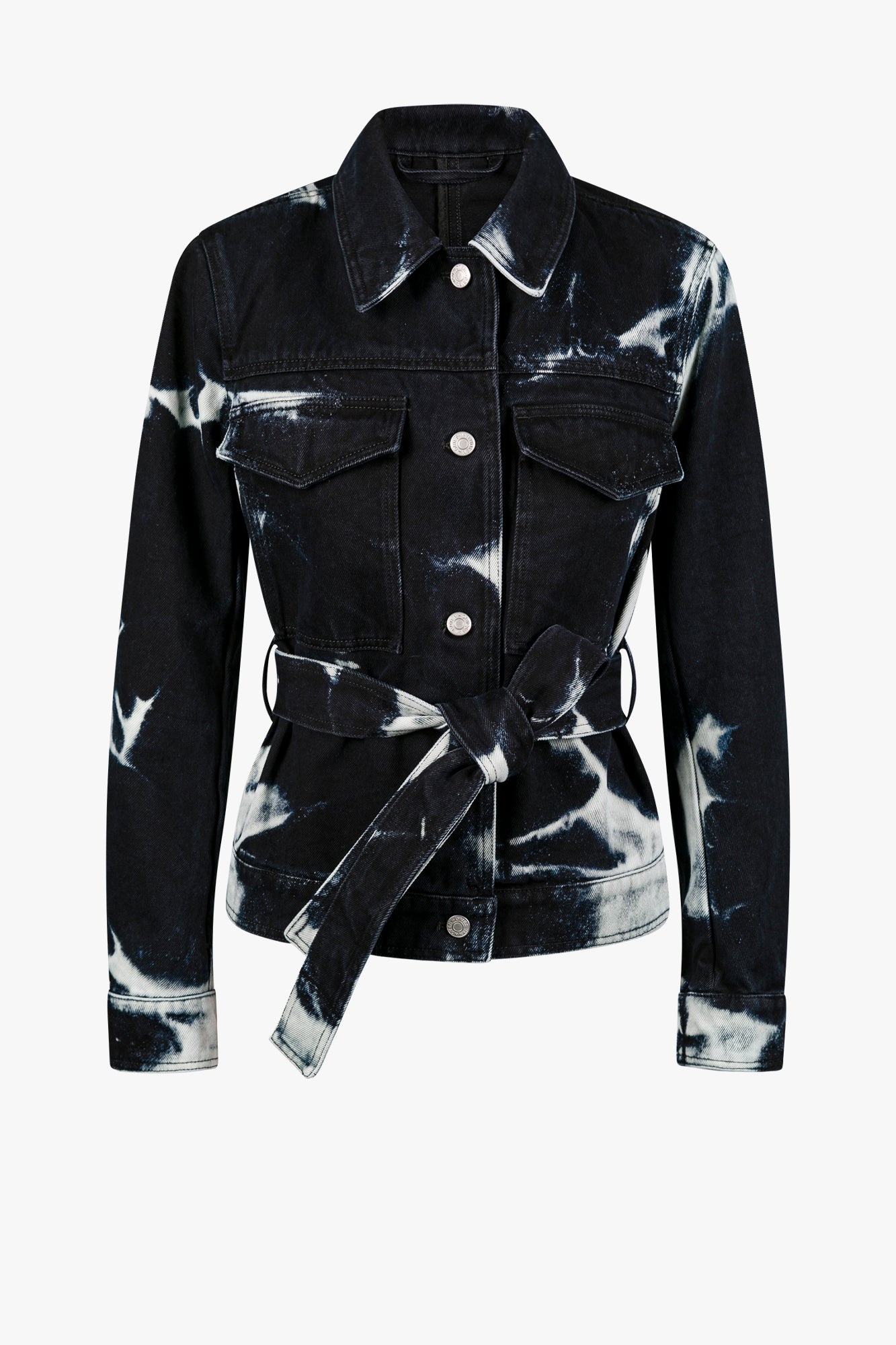 BLEACH DENIM JACKET - 1