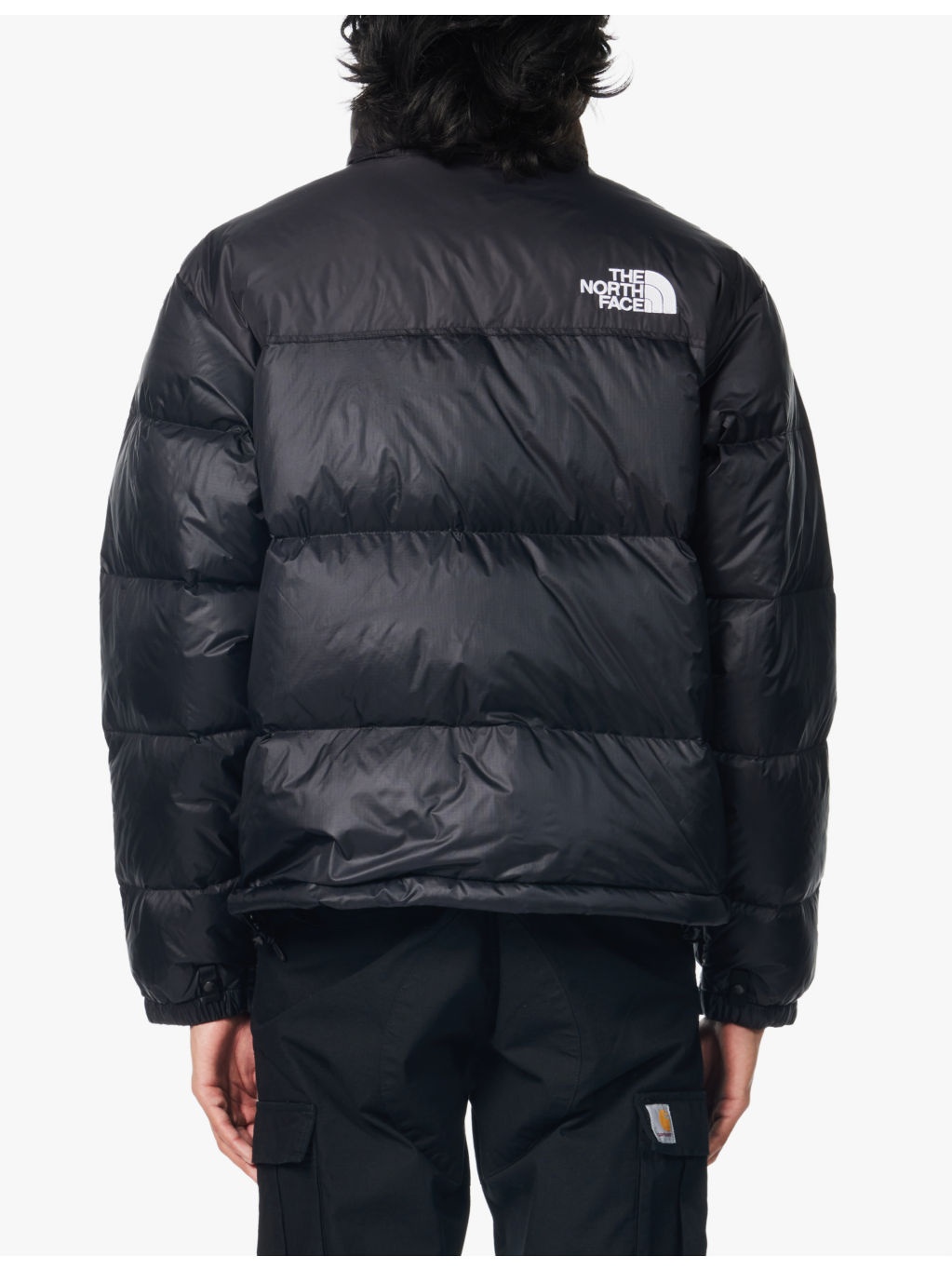 1996 Retro Nuptse funnel-neck recycled-nylon down jacket - 4