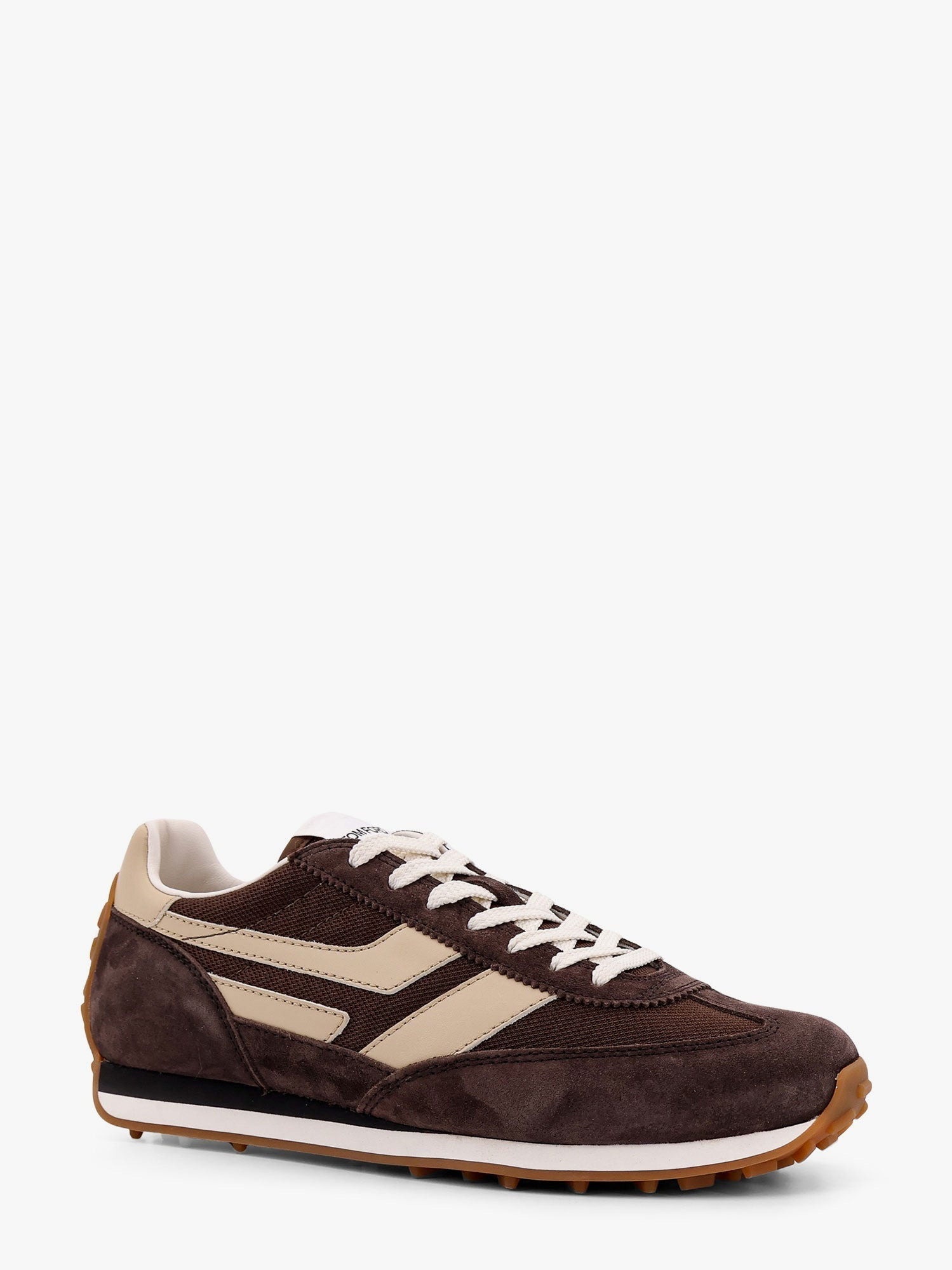 Tom Ford Men Low-Top Suede And Mesh Sneakers - 2