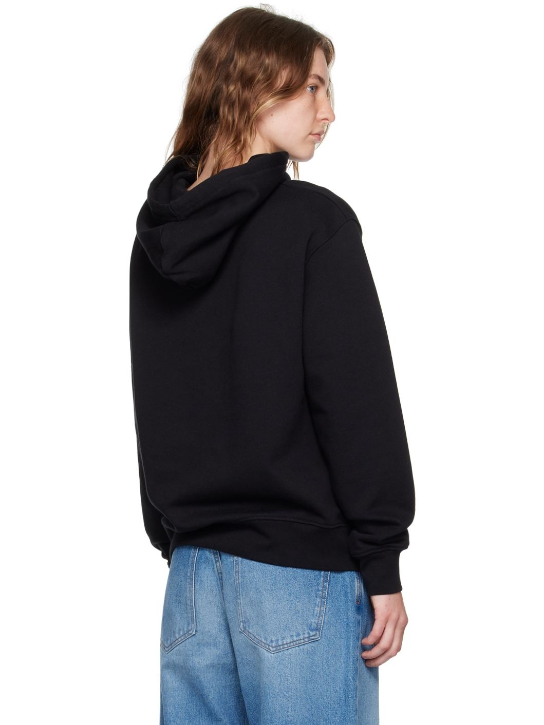 Black Les Classiques 'Le sweatshirt brodé' Hoodie - 3