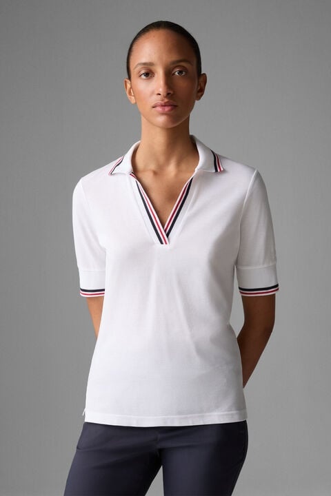 Elonie Functional polo shirt in White - 2