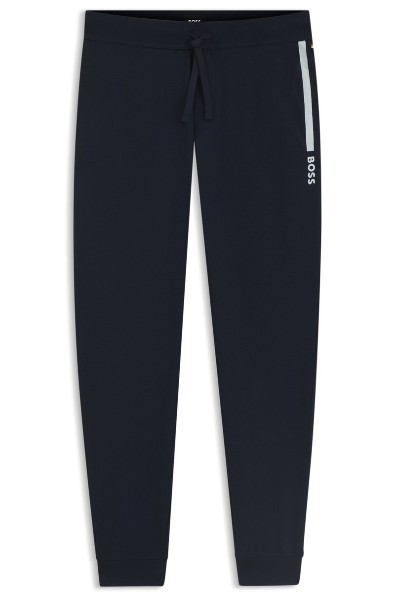 LOGO-PRINT TRACKSUIT BOTTOMS IN COTTON TERRY 1