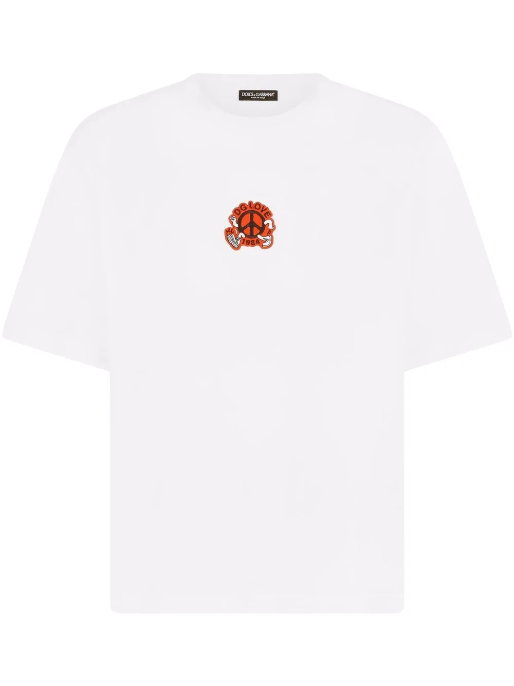 logo-patch short-sleeved T-shirt - 1