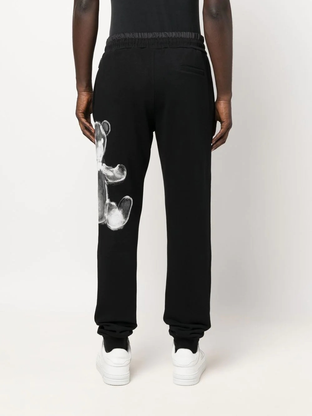 teddy bear-print track pants - 4