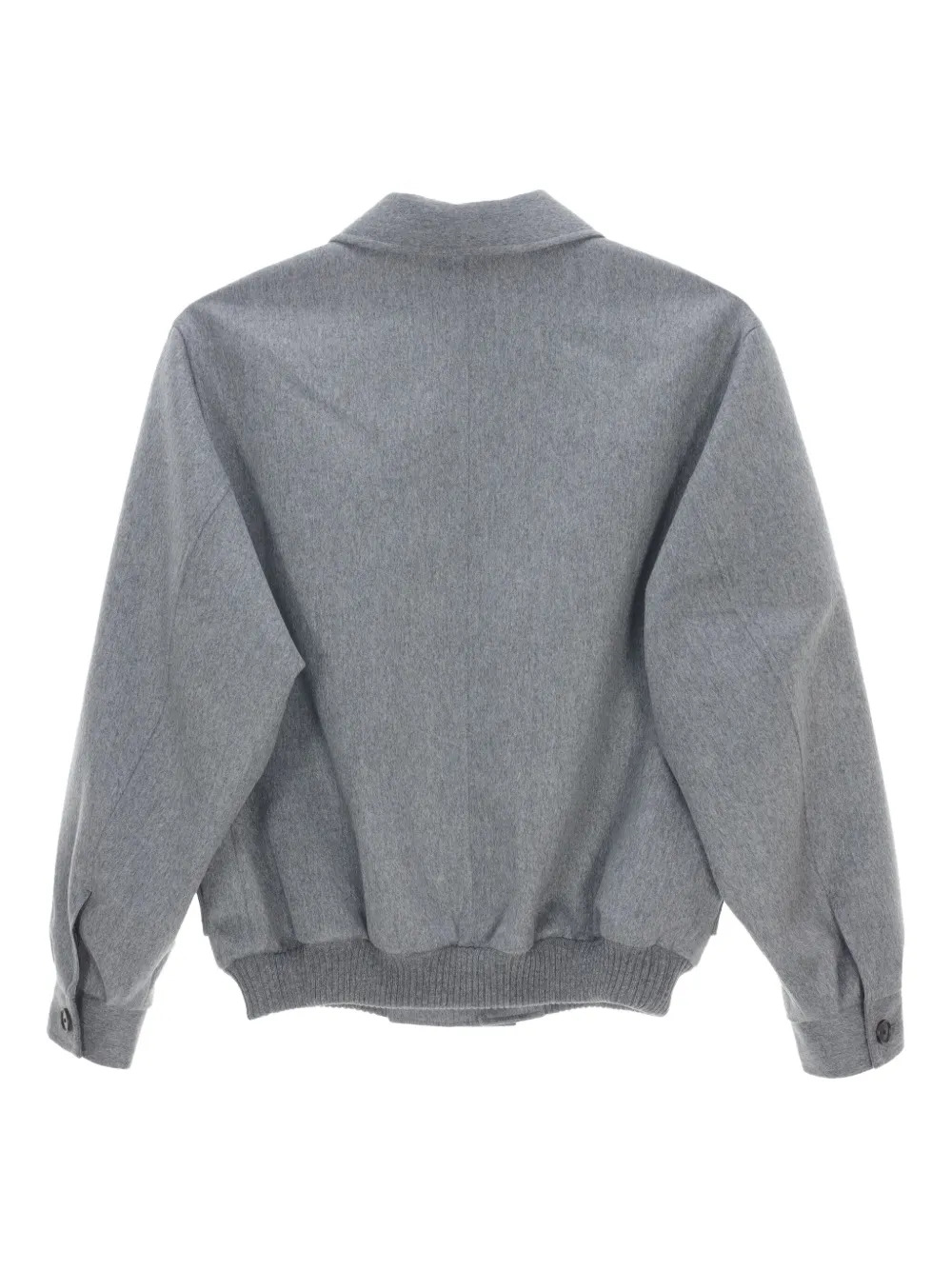 AURALEE - Men Cashmere Moleskin Zip Blouson Jacket - 5