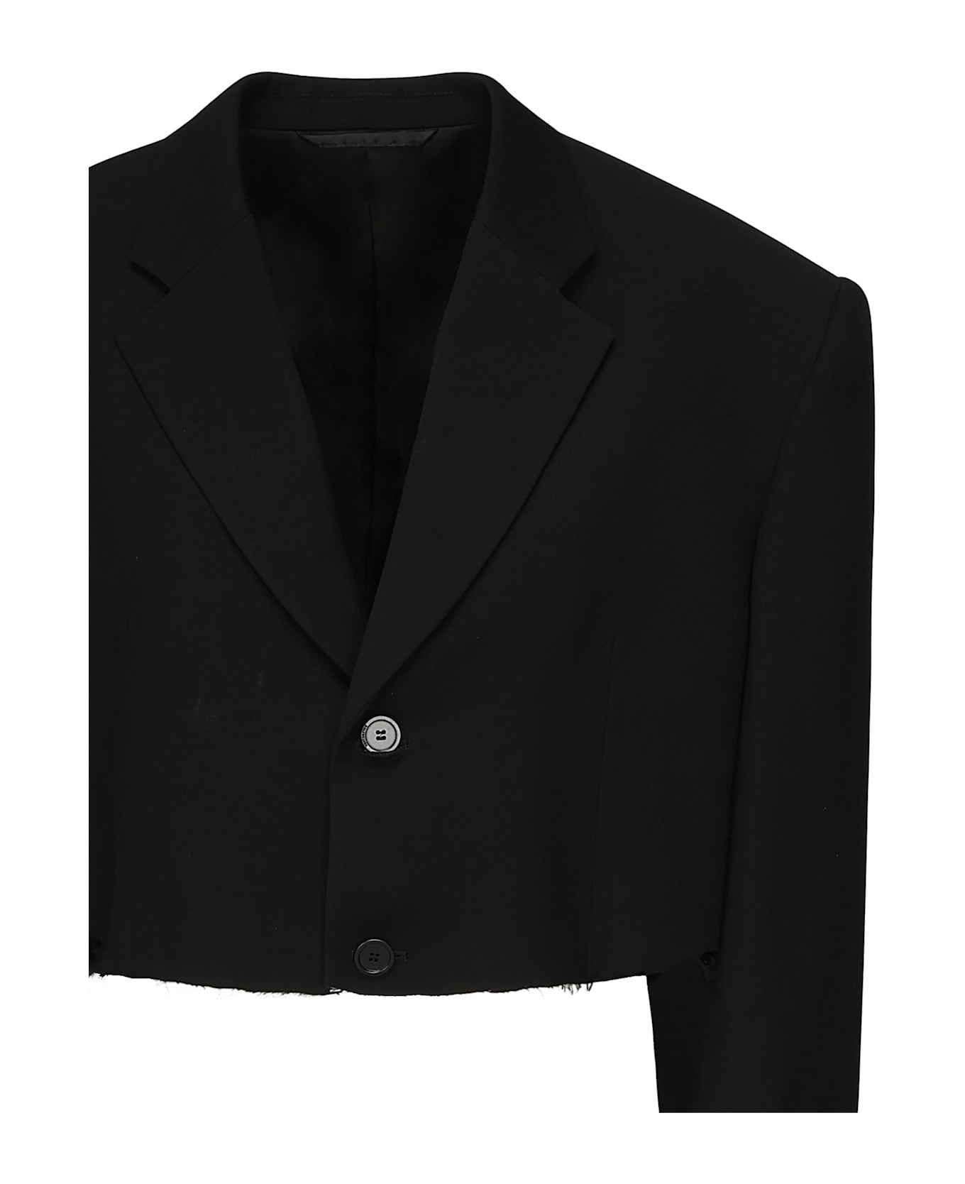 Single-breasted V-neck Jacket - 2