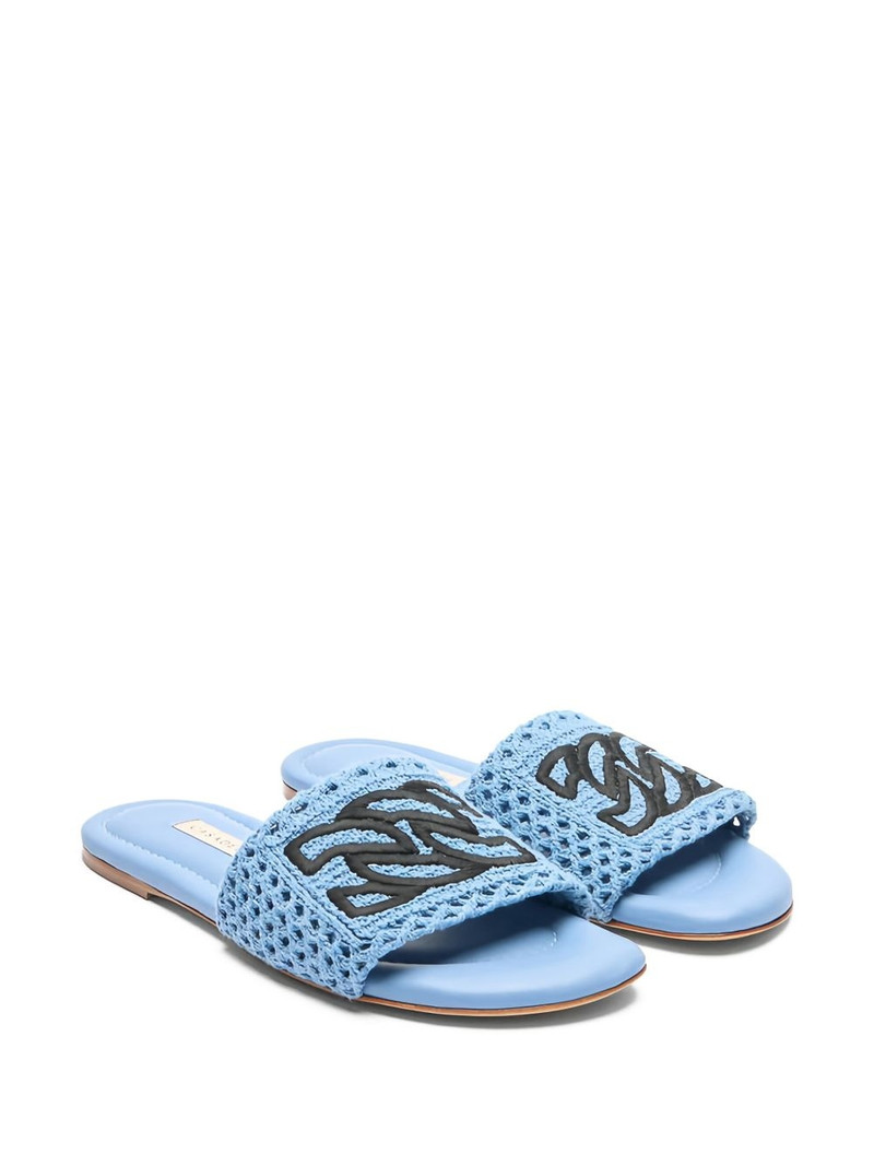 CASADEI mesh flat sandals outlook