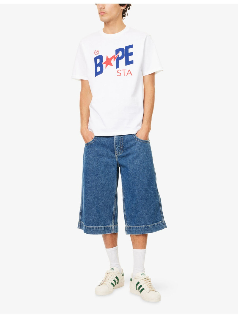 A BATHING APE® Star Graphic-print Cotton T-Shirt outlook