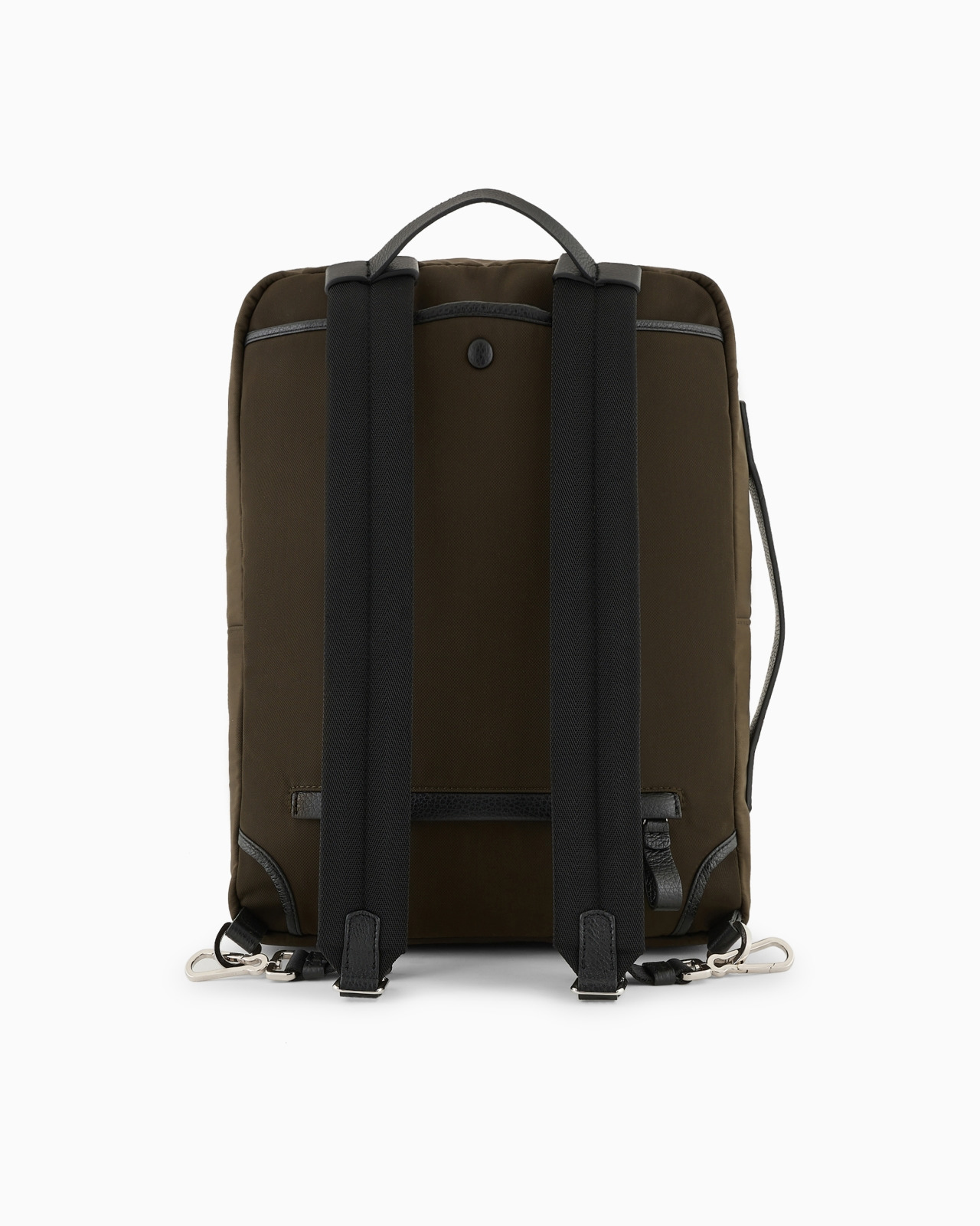 ASV NYLON AND PEBBLED-LEATHER BACKPACK - 3