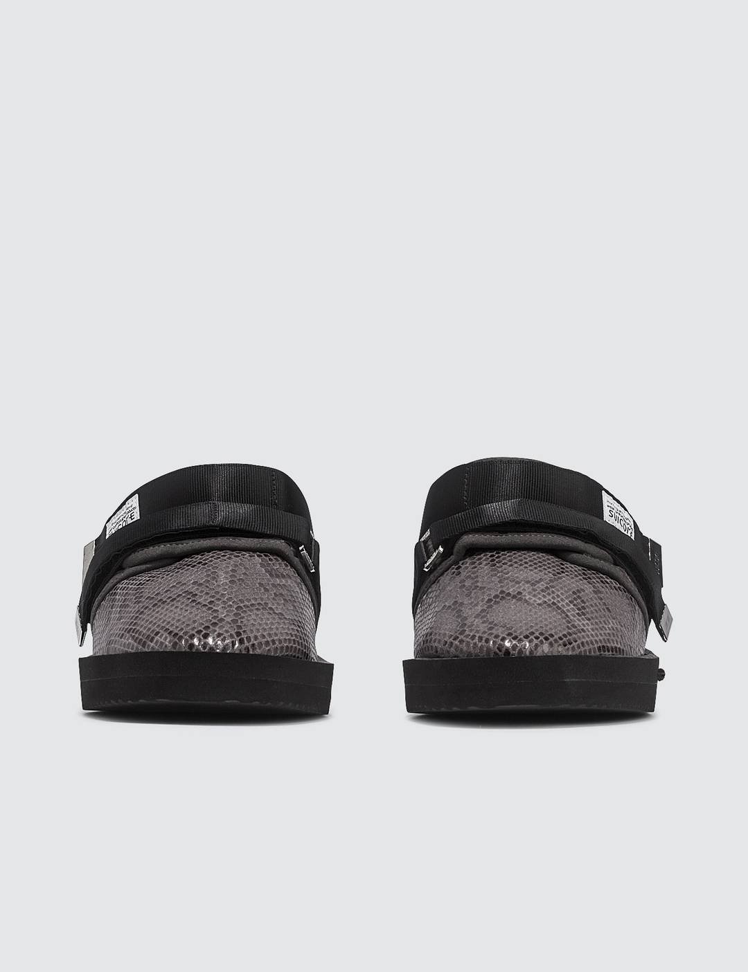 Snake-Effect Velcro Sandals - 2