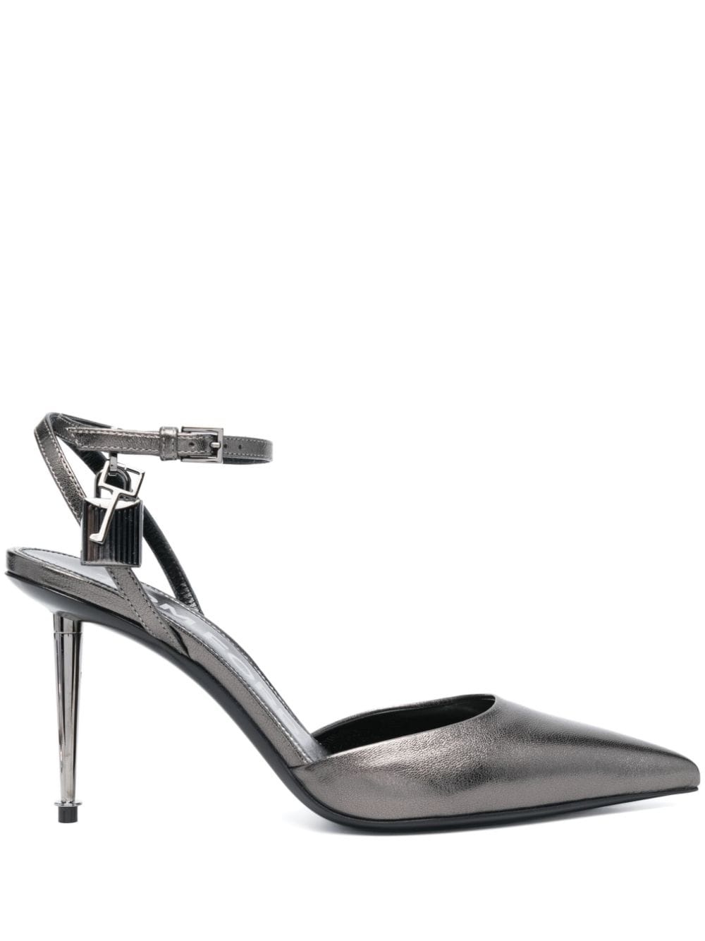 Padlock leather pumps - 1