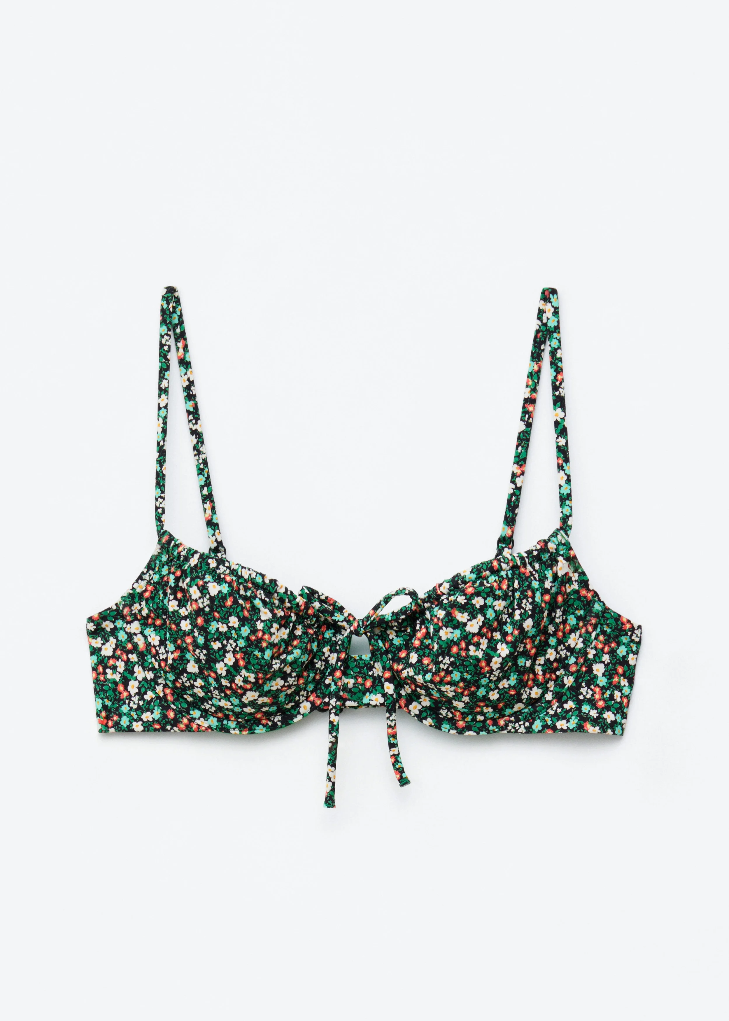 Bow-Detail Underwire Bikini Top - 1