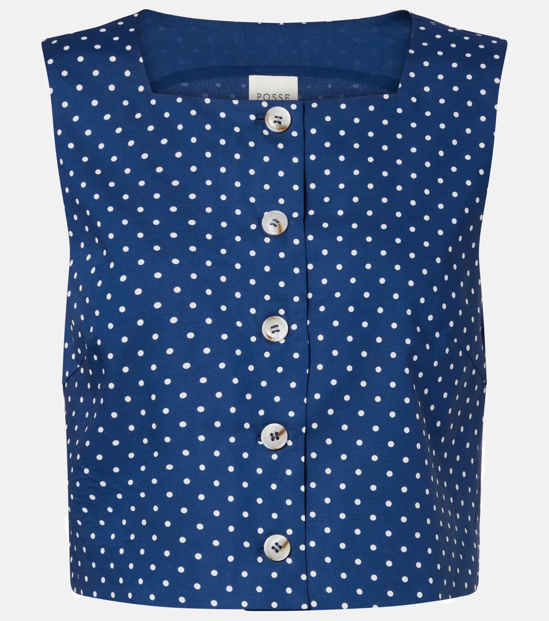 Rio polka-dot cropped top - 1