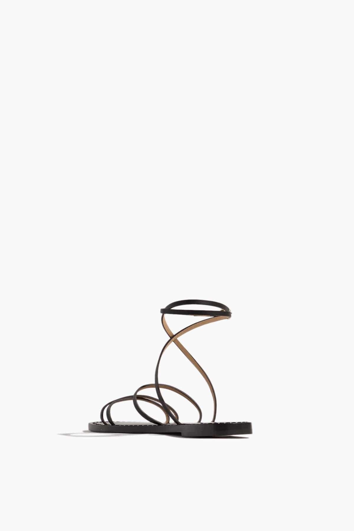 The Constantia Sandal in Black - 3