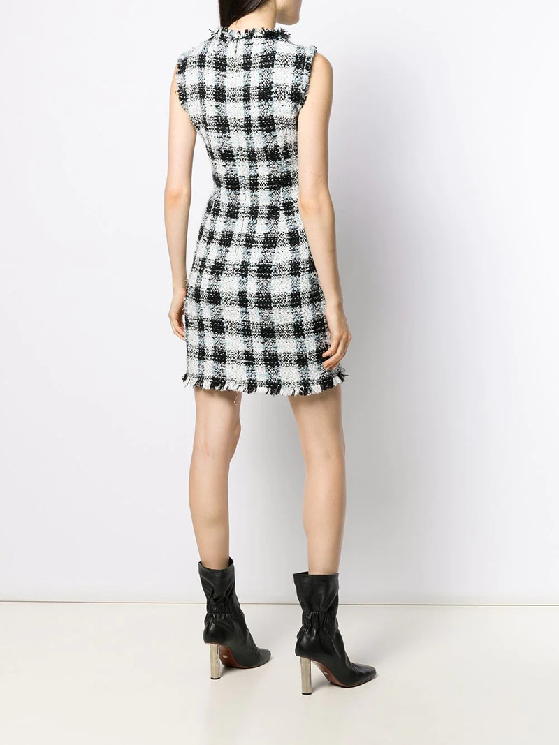 bouclé tweed mini dress 4