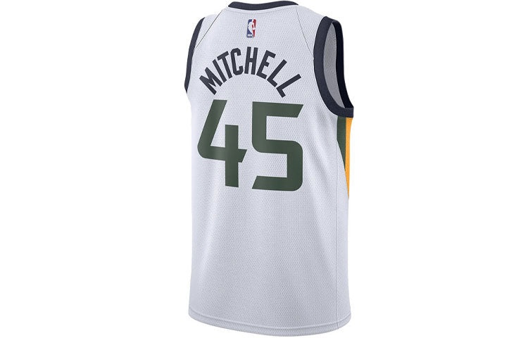 Nike NBA Basketball Jersey/Vest SW Fan Edition Utah Jazz 4 No. 5 White Green Whitegreen 864453-102 - 2