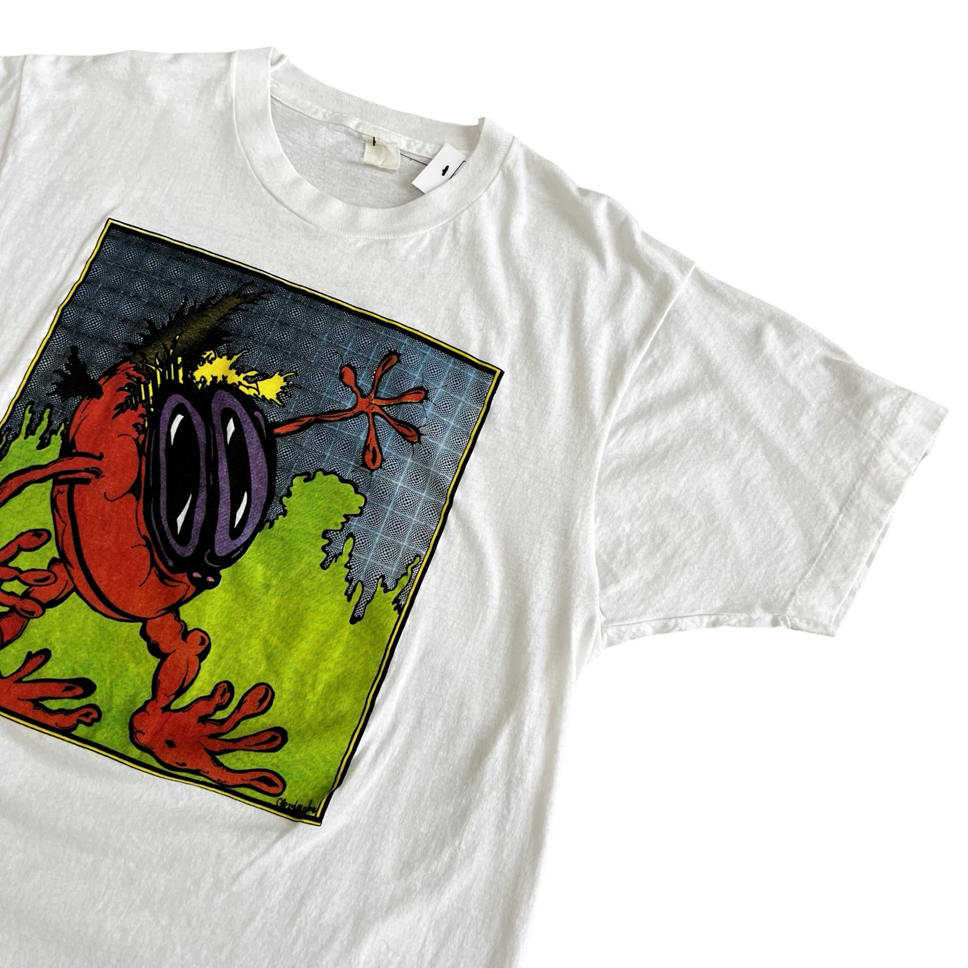 Final Blow - Vintage 1980s Acid Art Blotter Obscure T-Shirt SZ L - 4