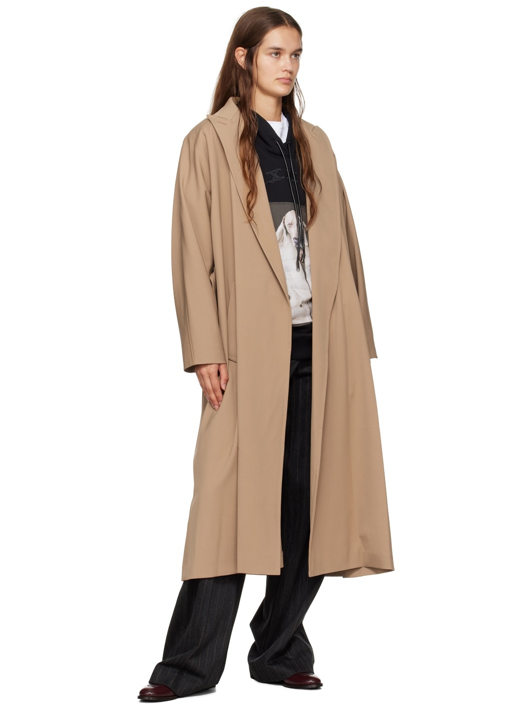 【MAX MARA】Ottico belted trench coat トレンチコート Max Mara Ottico belted wool-blend gabardine trench coat
