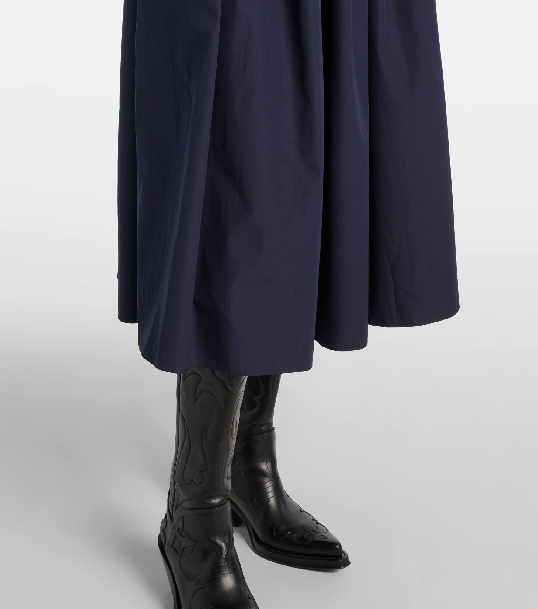 Chiara cotton midi skirt - 5