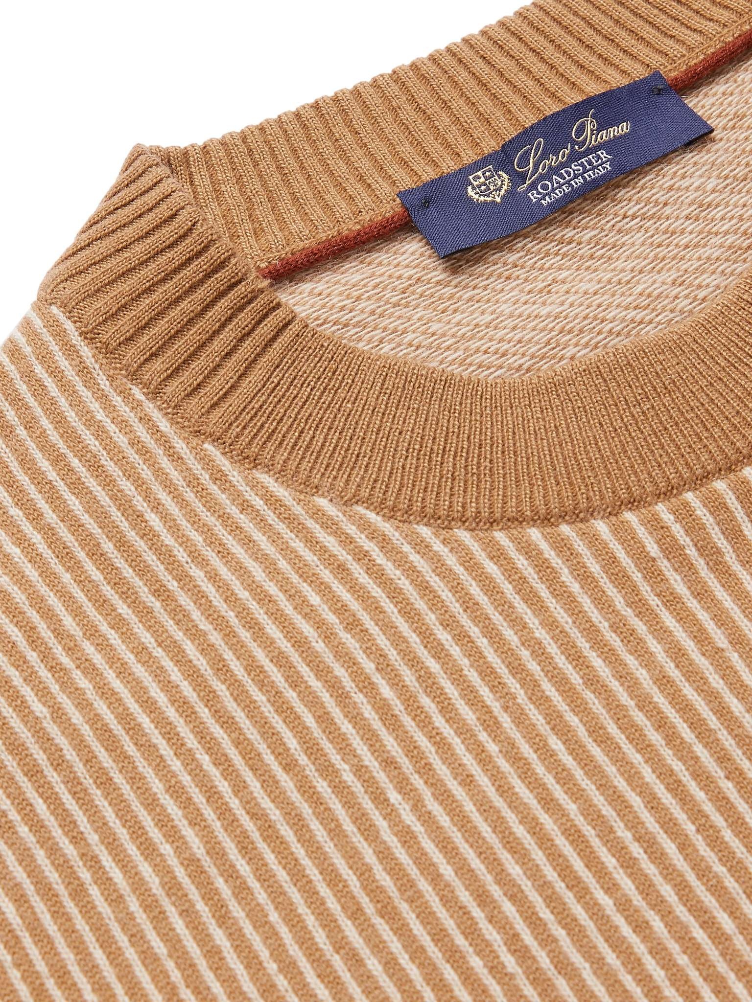 Roadster Striped Cashmere-Jacquard Sweater - 5