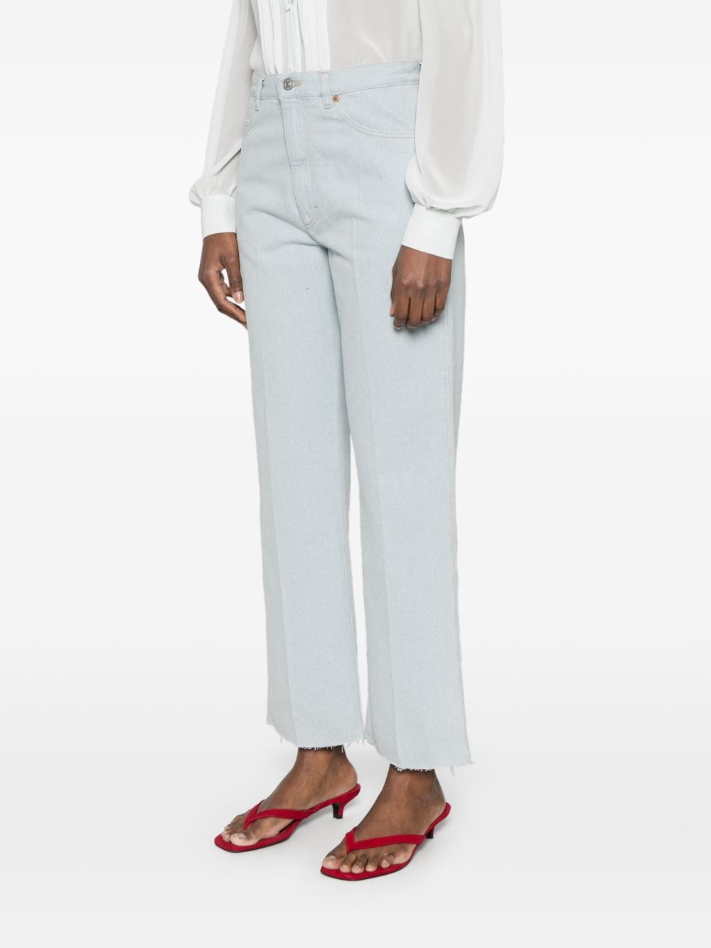 logo-patch jeans - 3