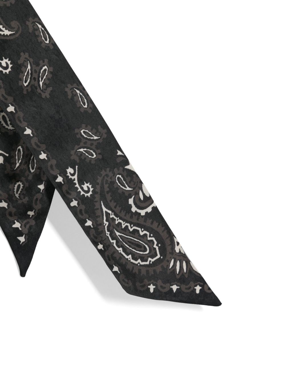 paisley-print silk scarf - 2