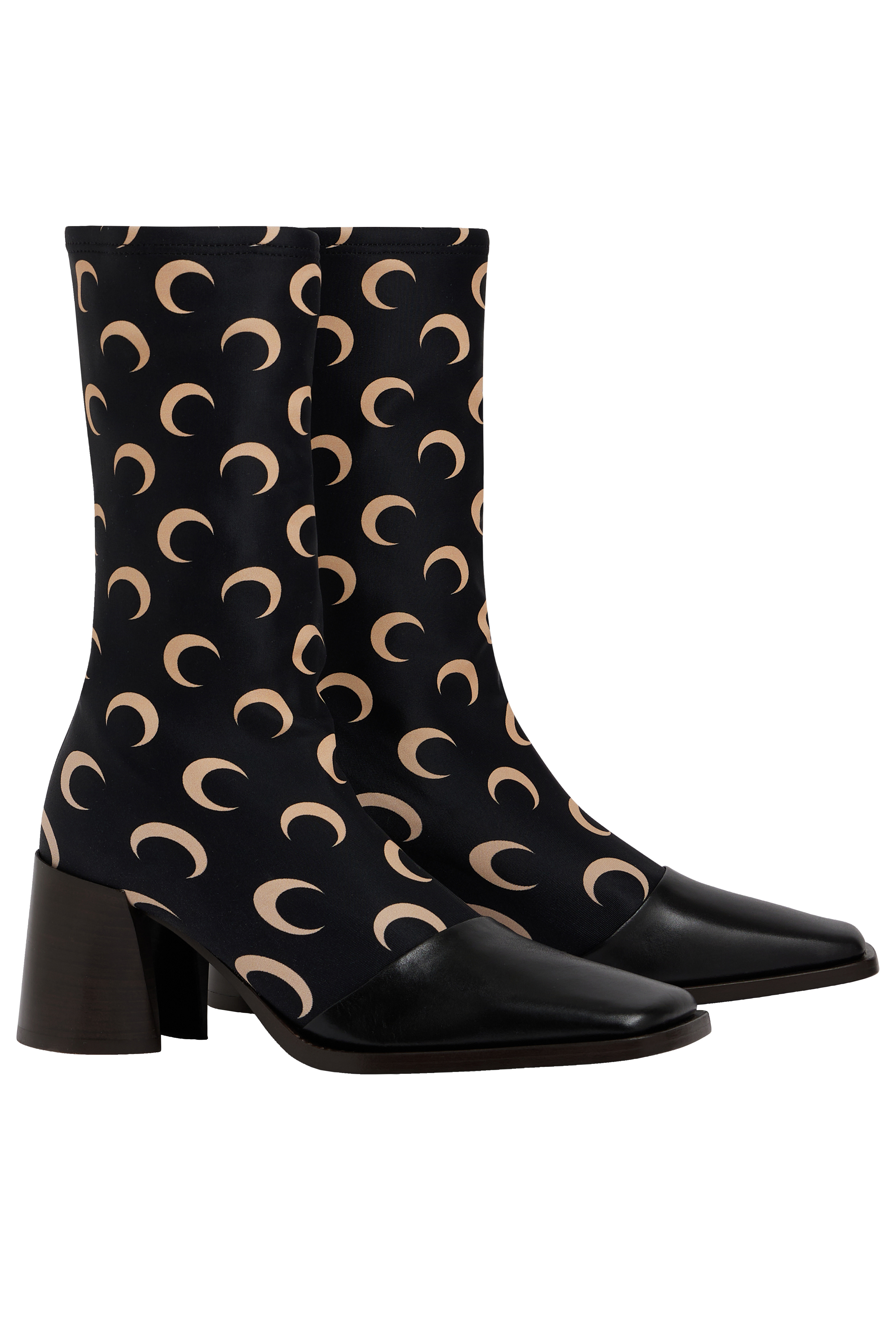ブーツその他 Marine Serre Boots Embossed Leather MS Boots • Marine Serre