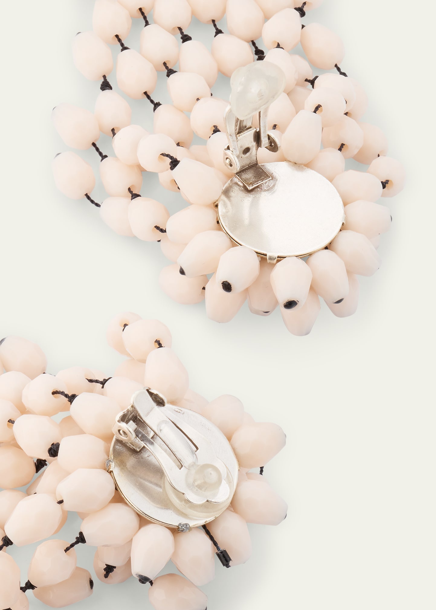 Cluster Clip-On Statement Earrings - 3