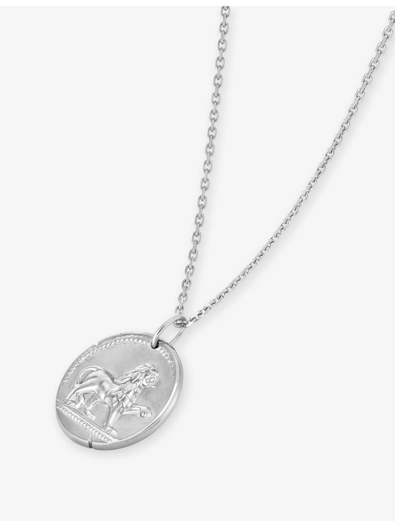 Van Cleef & Arpels Zodiaque Medal Leo 18ct White-Gold Pendant outlook