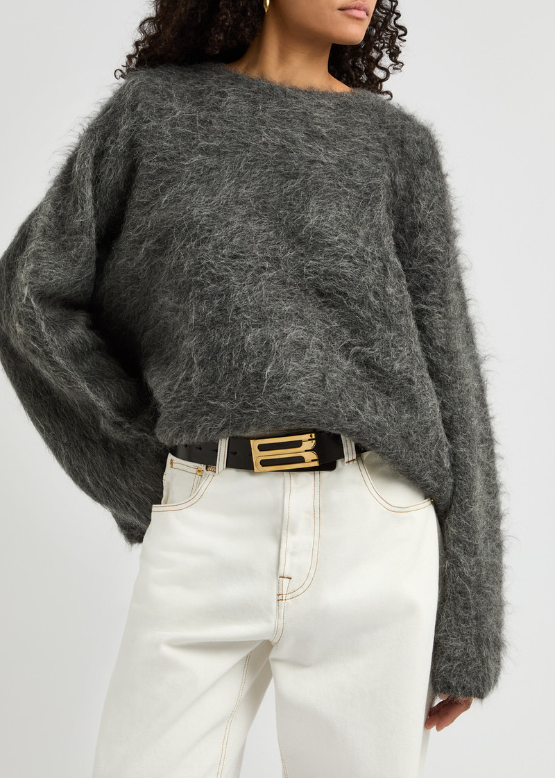 Victoria Beckham Victoria Beckham Jumbo Frame Leather Belt outlook