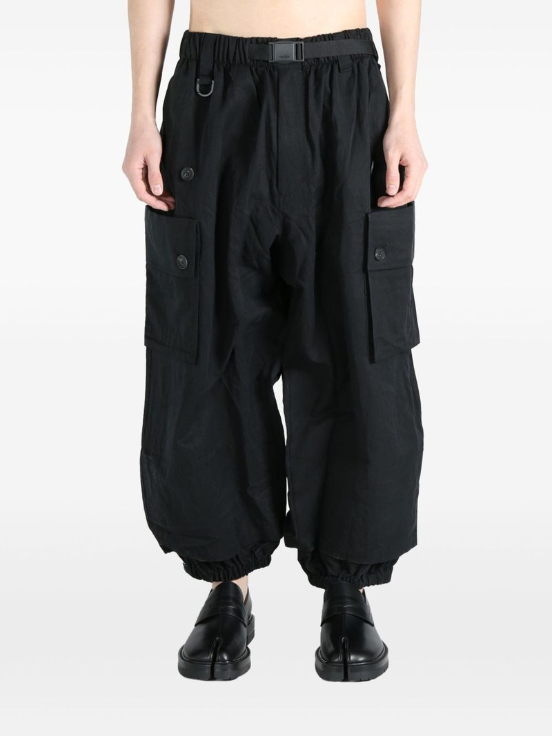 Y-3 twill cargo trousers outlook