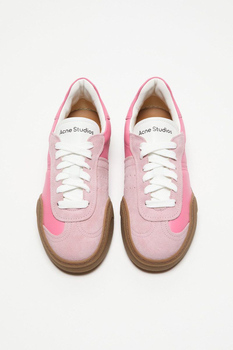 Acne Studios Lace-up sneakers - Multi pink outlook