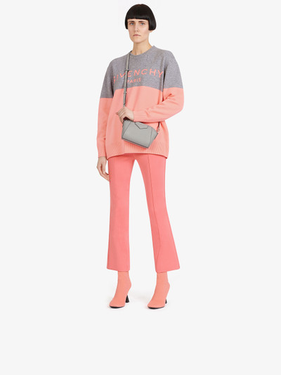 Givenchy Two tone sweater in cashmere outlook