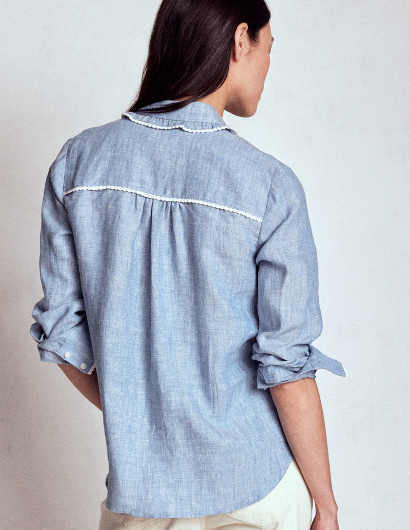 Sienna Western Shirt-Chambray 4