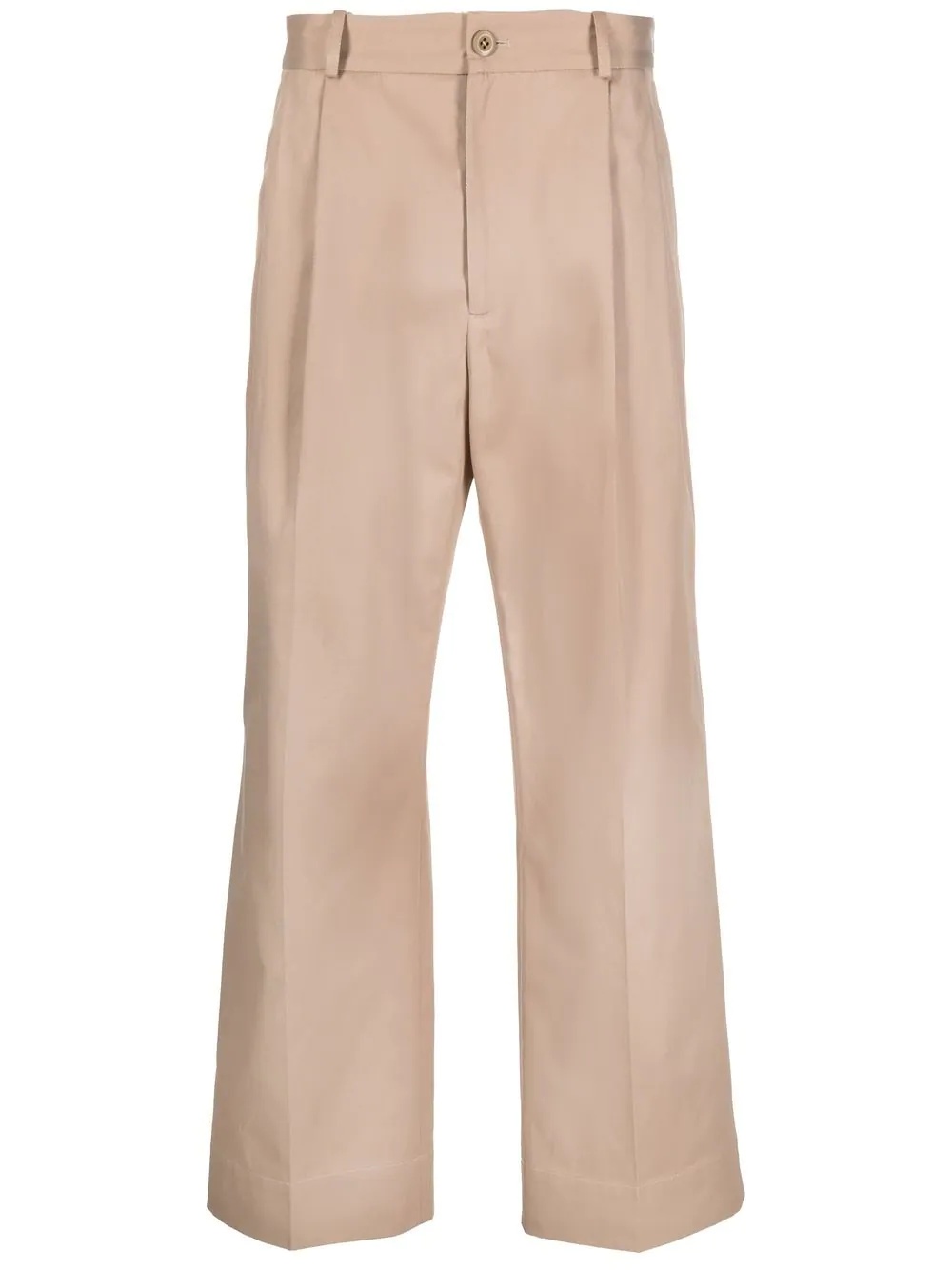 straight-leg chino trousers - 1