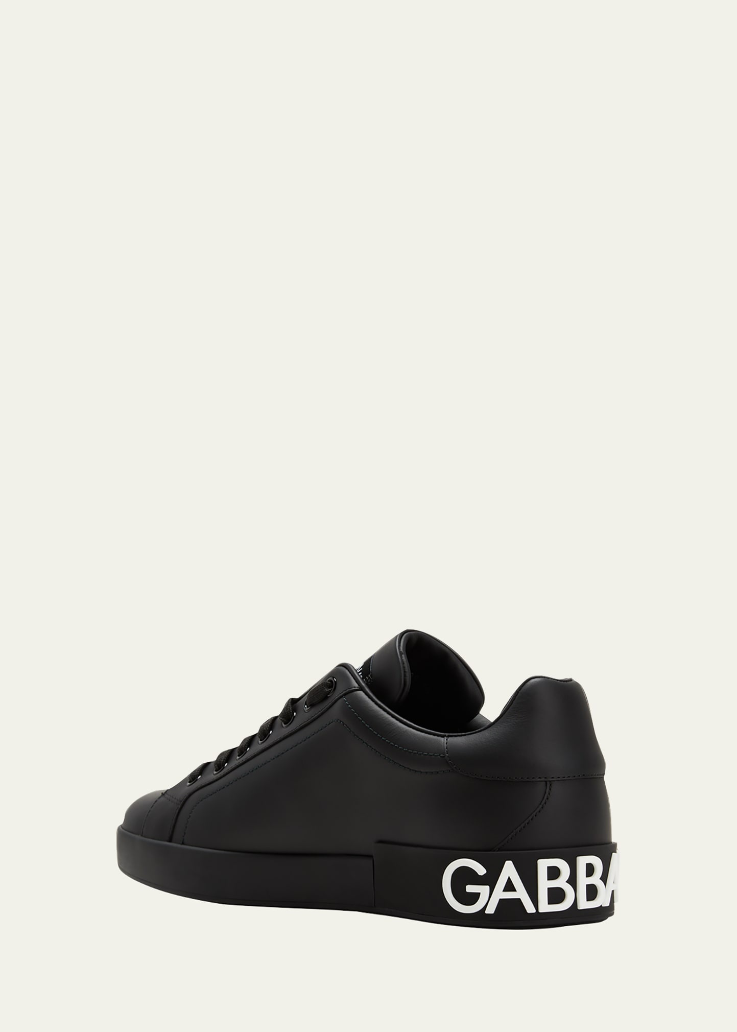 Men's Portofino Leather Low-Top Sneakers - 4