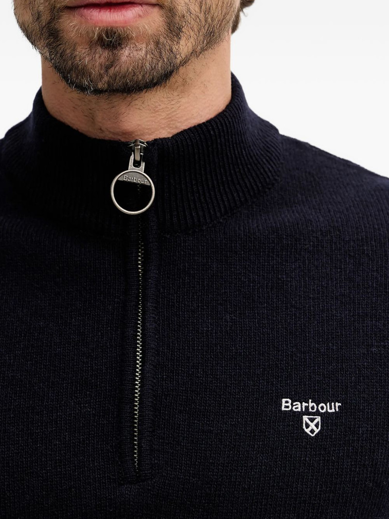 Kepwick striped half-zip sweater 4