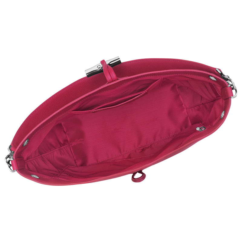 Le Roseau M Shoulder bag Beetroot - Leather 5